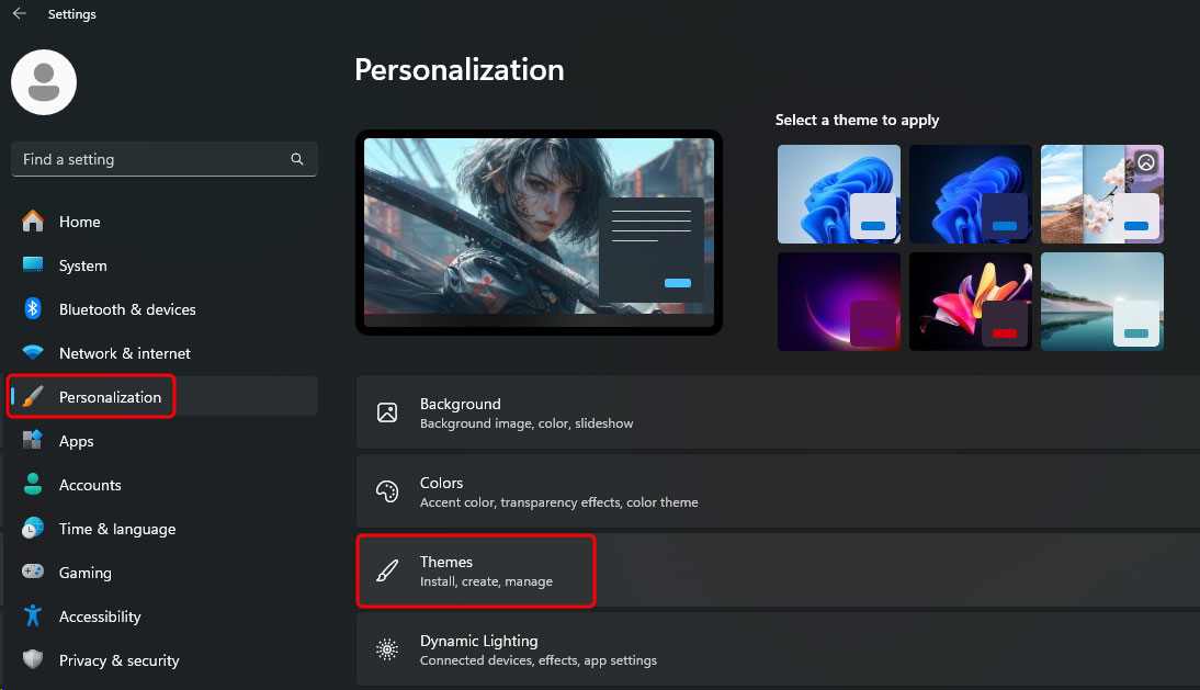 Personalization Windows 11 Atur Desktop Icon