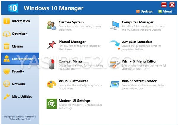 instal the last version for iphoneWindows 10 Manager 3.8.4
