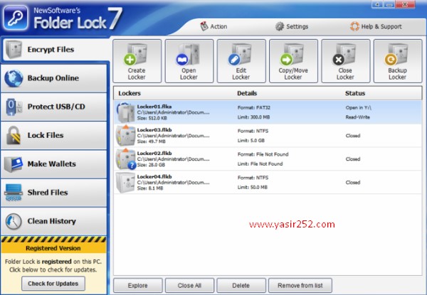 Folder Lock Gratis v7 7 8 Full Version Download YASIR252