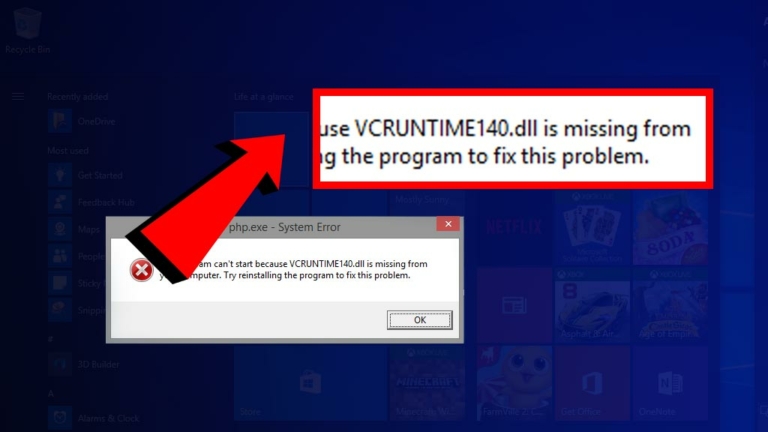 Cara Memperbaiki VCRUNTIME140.DLL Error di Windows