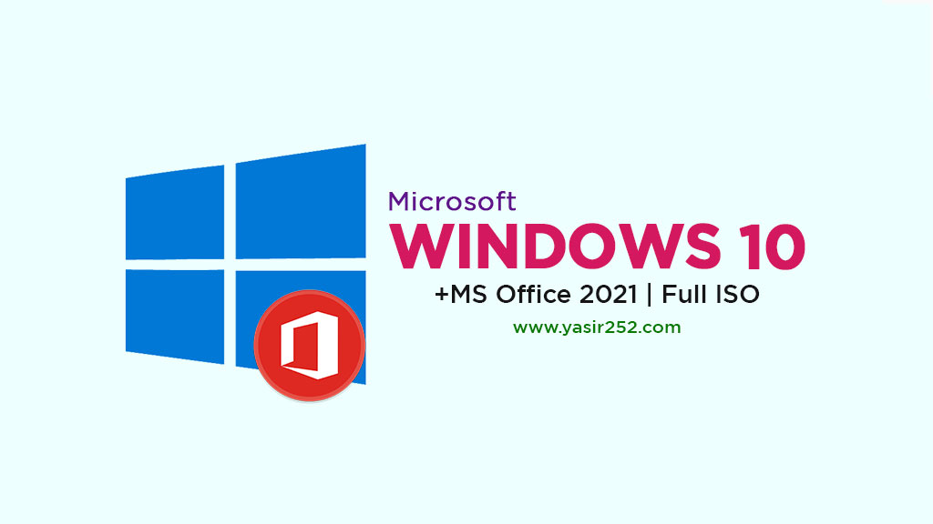 Windows 10 Pro ISO Include Office 2021 64 Bit