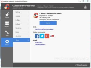 CCleaner Professional 6.16.10662 for mac download free