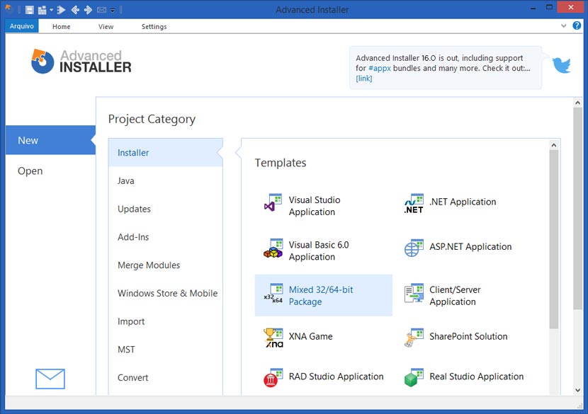 Advanced Installer 21.1 download the new for windows