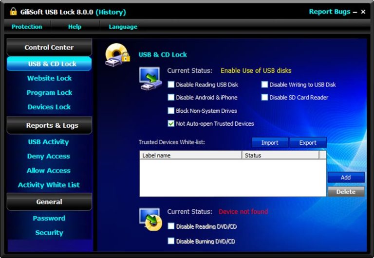 download the new version for ipod GiliSoft USB Lock 10.5
