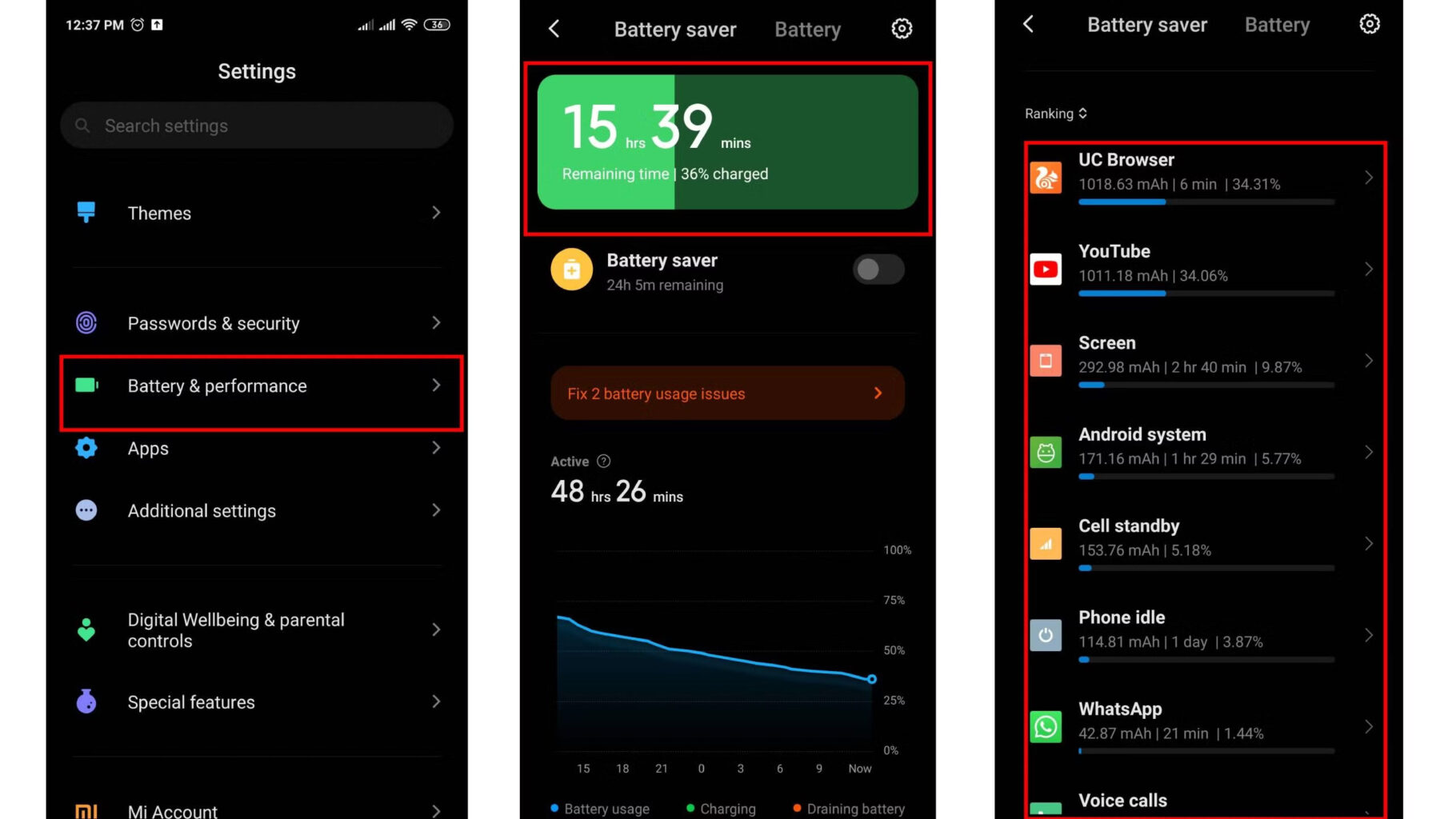 Cara Cek Aplikasi Penyebab Android Panas di Battery Health