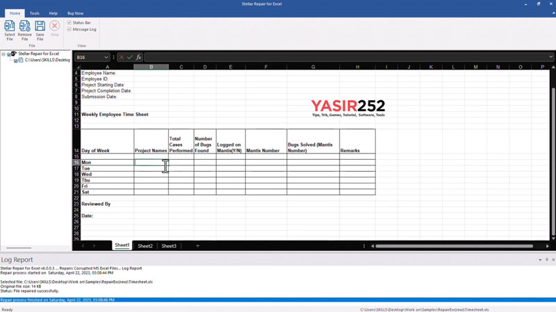 Stellar Excel Repair Full Version Free Download