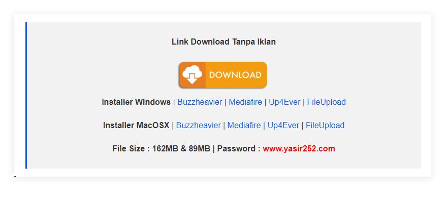 Akses Link Download Tanpa Iklan